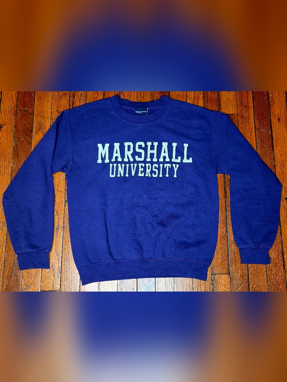 Vintage Marshall University Womens Small Purple Sweatshirt Sweater Crewneck A3